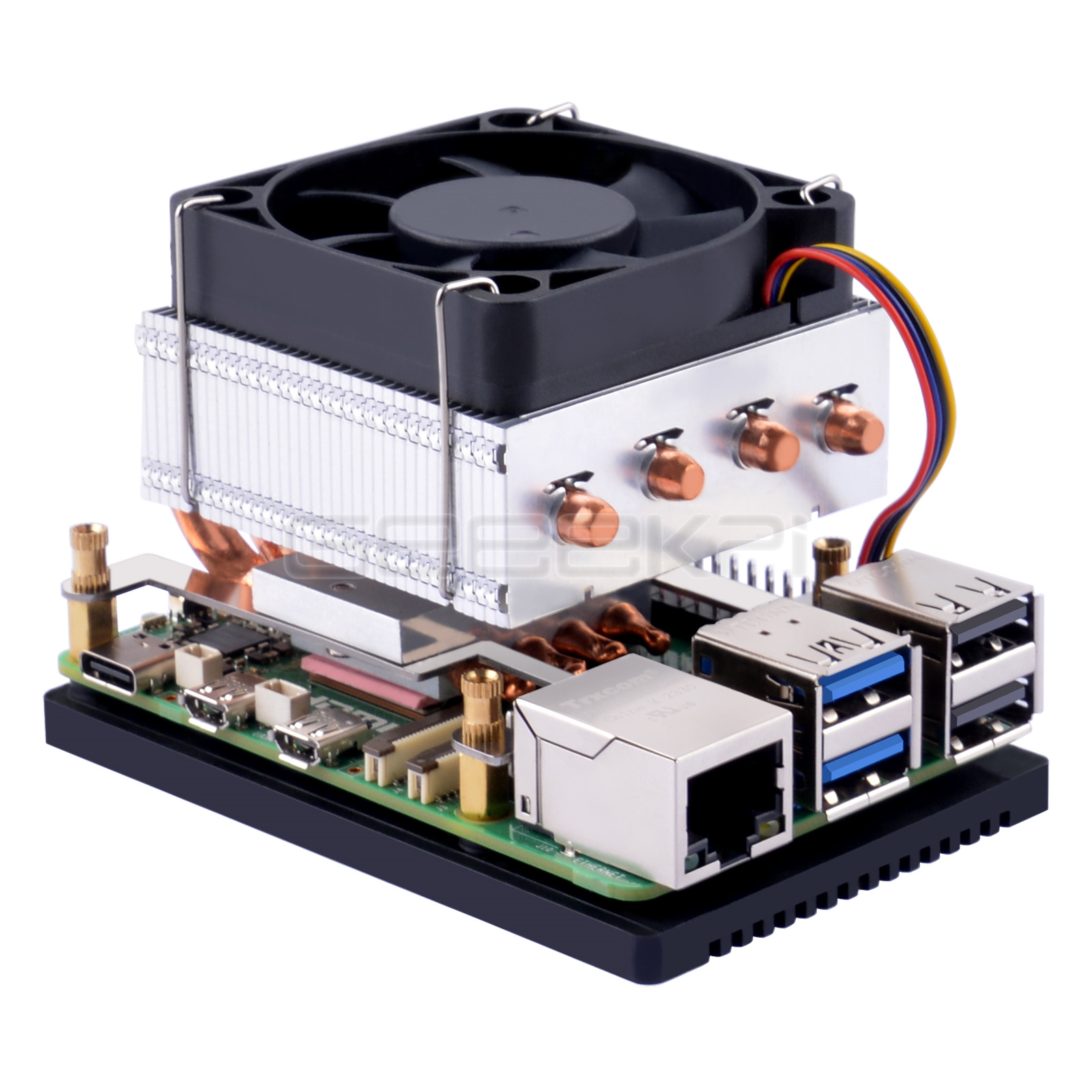 Argon One V3 M.2 Nvme Case - Geeekpi Low-Profile Plus CPU Cooler for